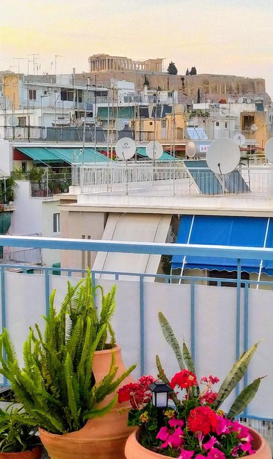 Rooftop Studio, Acropolis View! เอเธนส์ ภายนอก รูปภาพ