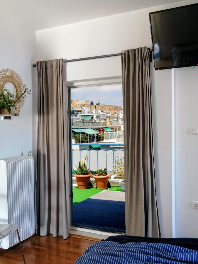 Rooftop Studio, Acropolis View! เอเธนส์ ภายนอก รูปภาพ